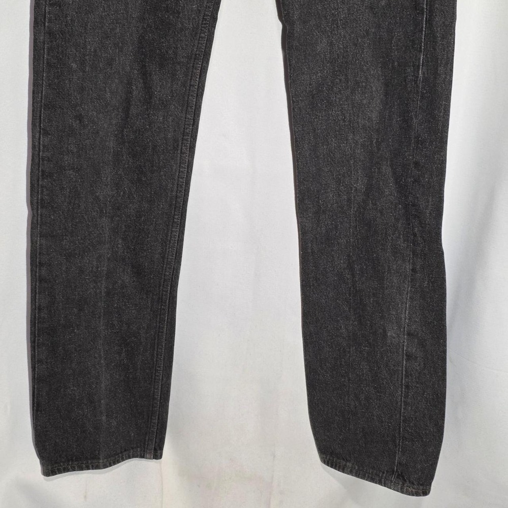 Vintage 1990 Levi's 501-0658 Black Gray Jeans USA Made 32x36 Button Fly 653 - Picture 8 of 8